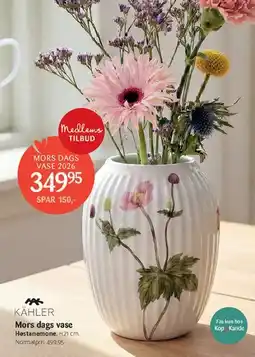 Kop & Kande Mors dags vase 2026 tilbud