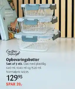 Kop & Kande Opbevaringsbøtter tilbud