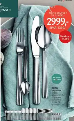 Kop & Kande Bestik komplet tilbud