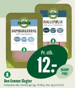 Min Købmand Hamburgerryg / Rullepølse tilbud