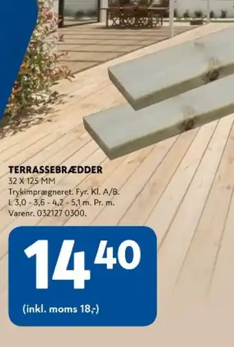 Terrassebrædder