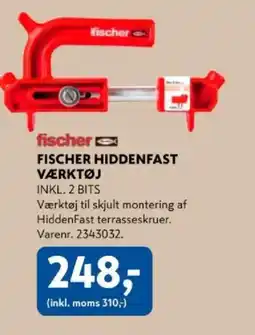 Davidsen Fischer hiddenfast værktøj tilbud