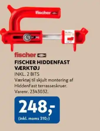 Fischer hiddenfast værktøj