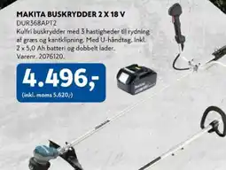 Davidsen Makita buskrydder 2 x 18 v tilbud