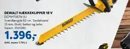 Davidsen Dewalt hækkeklipper 18 v tilbud