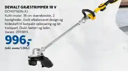 Davidsen Dewalt græstrimmer 18 v tilbud