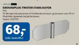 Davidsen Groundplug twister stabilisator tilbud