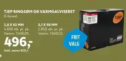 Davidsen Tjep ringsøm GR varmgalviseret tilbud