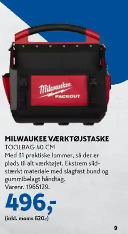 Davidsen Milwaukee værktøjstaske tilbud