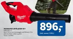 Davidsen Milwaukee løvblæser 18 v tilbud