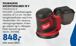 Davidsen Milwaukee excentersliber 18 v tilbud