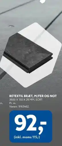 Davidsen Retextil bræt, m/fer og not tilbud