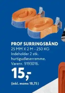 Davidsen Prof surringsbånd tilbud