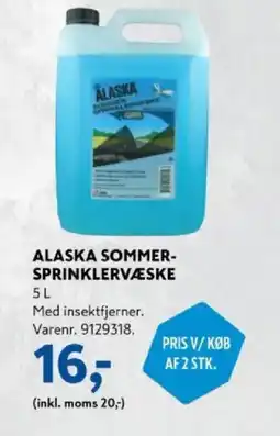 Davidsen Alaska sommer- sprinklervæske tilbud
