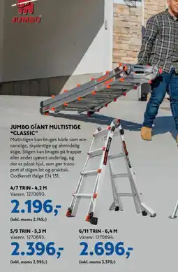 Davidsen Jumbo giant multistige "classic" tilbud