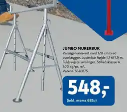 Davidsen Jumbo murerbuk tilbud