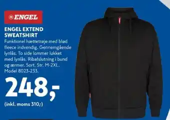 Davidsen Engel extend sweatshirt tilbud