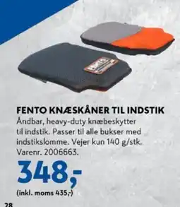 Davidsen Fento Knæskåner til indstik tilbud