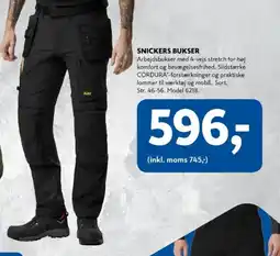 Davidsen Snickers bukser tilbud