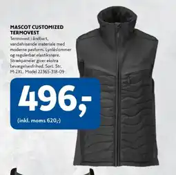 Davidsen Mascot customized termovest tilbud