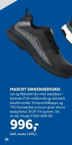 Davidsen Mascot sikkerhedssko tilbud