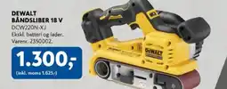 Davidsen DEWALT Båndsliber 18 v tilbud