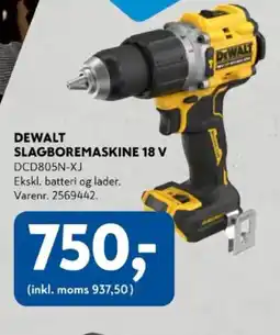 Davidsen DEWALT Slagboremaskine 18 v tilbud