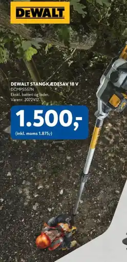 Davidsen DEWALT Stangkædesav 18 v tilbud