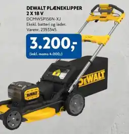 Davidsen DEWALT Plæneklipper 2 x 18 v tilbud