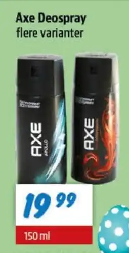 zur Krone Axe Deospray tilbud