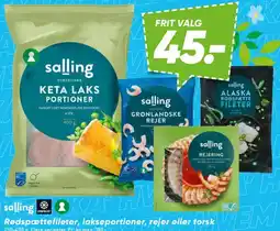 Bilka salling - fisk & skaldyr tilbud