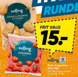 Bilka Salling - brød, baguette eller bær tilbud