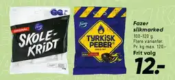 Bilka Fazer slik (Skolekridt / Tyrkisk Peber) tilbud