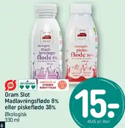 REMA 1000 Gram Slot fløde tilbud