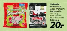 Bilka Swizzels drumstick eller Walkers karameller tilbud