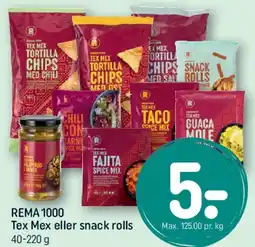 REMA 1000 REMA1000 Tex Mex eller snack rolls tilbud