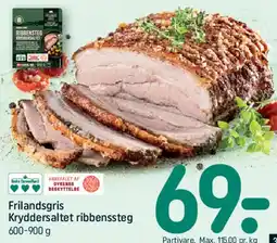 REMA 1000 Frilandsgris Kryddersaltet ribbensteg tilbud