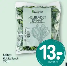REMA 1000 Helbladet spinat tilbud