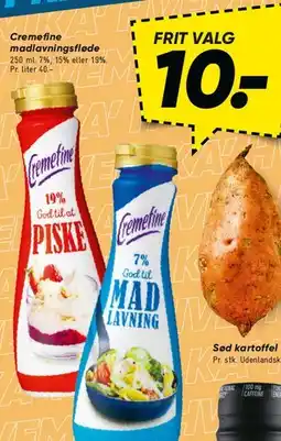 Bilka Cremetine madlavningsfløde tilbud