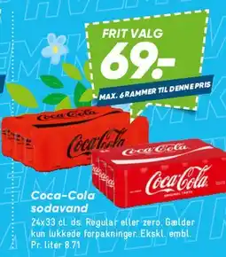 Bilka Coca-Cola sodavand (kasse) tilbud