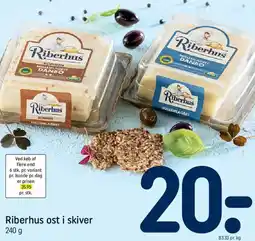 REMA 1000 Riberhus ost i skiver tilbud
