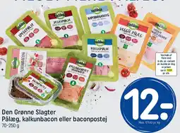 REMA 1000 Den Grønne Slagter Pålæg tilbud