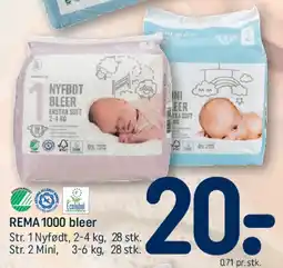 REMA 1000 REMA 1000 bleer (Nyfødt / Mini) tilbud