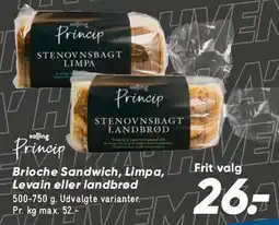 Bilka Brioche Sandwich / Limpa / Levain / Landbrød tilbud