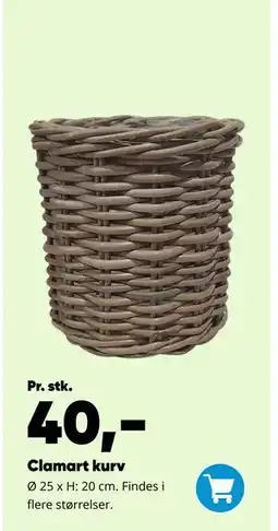 Bilka Clamart kurv tilbud