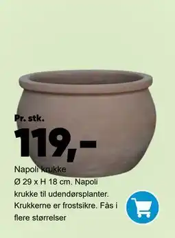 Bilka Napoli krukke tilbud