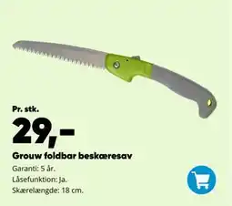 Bilka Grouw foldbar beskæresav tilbud