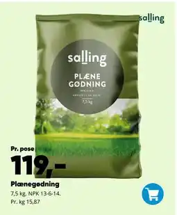 Bilka Plænegødning tilbud