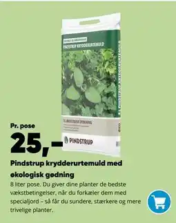 Bilka Pindstrup krydderurtemuld med økologisk gødning tilbud