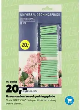 Bilka Havemand universal gødningspinde tilbud